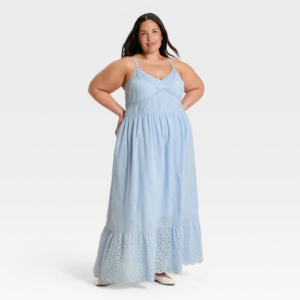 Universal Thread - Women's Cami Midi Sundress - Universal Thread Ligh Light Blue